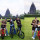 6 Potret Ayu Ting Ting Liburan Bareng Keluarga di Candi Prambanan, Seru Naik Sepeda Mini
