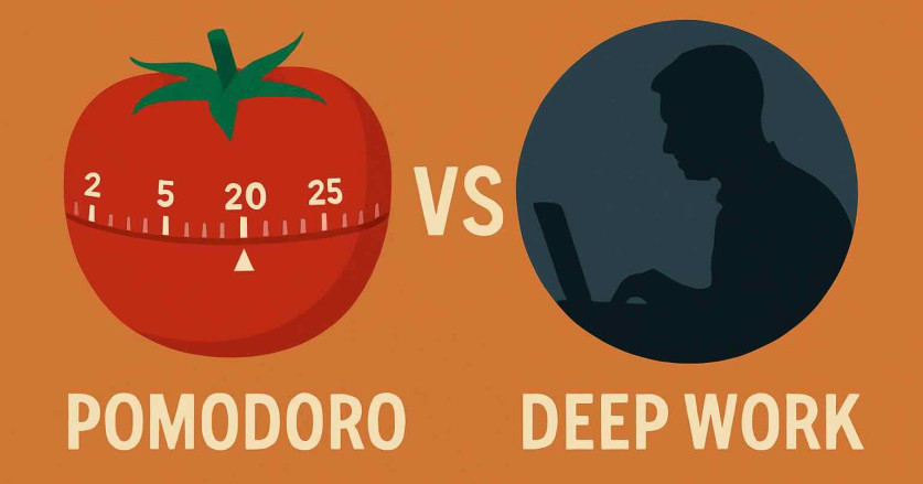Perbandingan Teknik Pomodoro dan Deep Work: Mana yang Lebih Efektif?