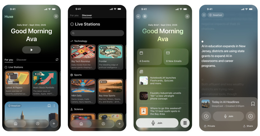 Aplikasi Baru Huxe: Membantu Riset dan Berita dengan Audio