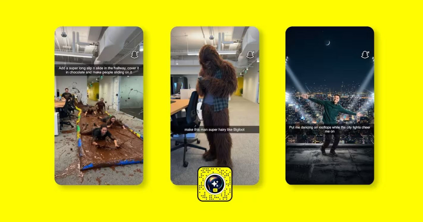 Snapchat Luncurkan AI Lens Gratis Pertama di AS